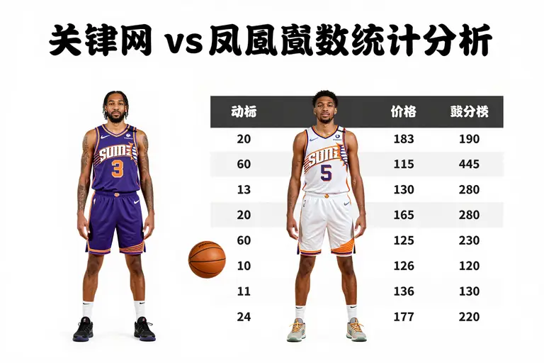 篮网 vs 凤凰城太阳比赛的球员统计数据